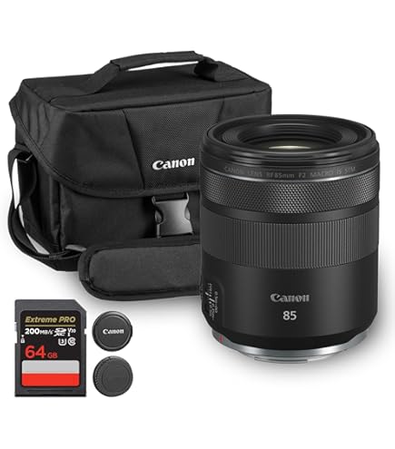 Amazon.com : Canon RF 85mm F2 Macro is STM, Compact Medium