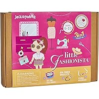 Fashion Themed Kit for Girls | 3 Craft Projects in 1 Box | Best Girl Gift for Ages 6 7 8 9 10 Years | Includes Beautiful Felt