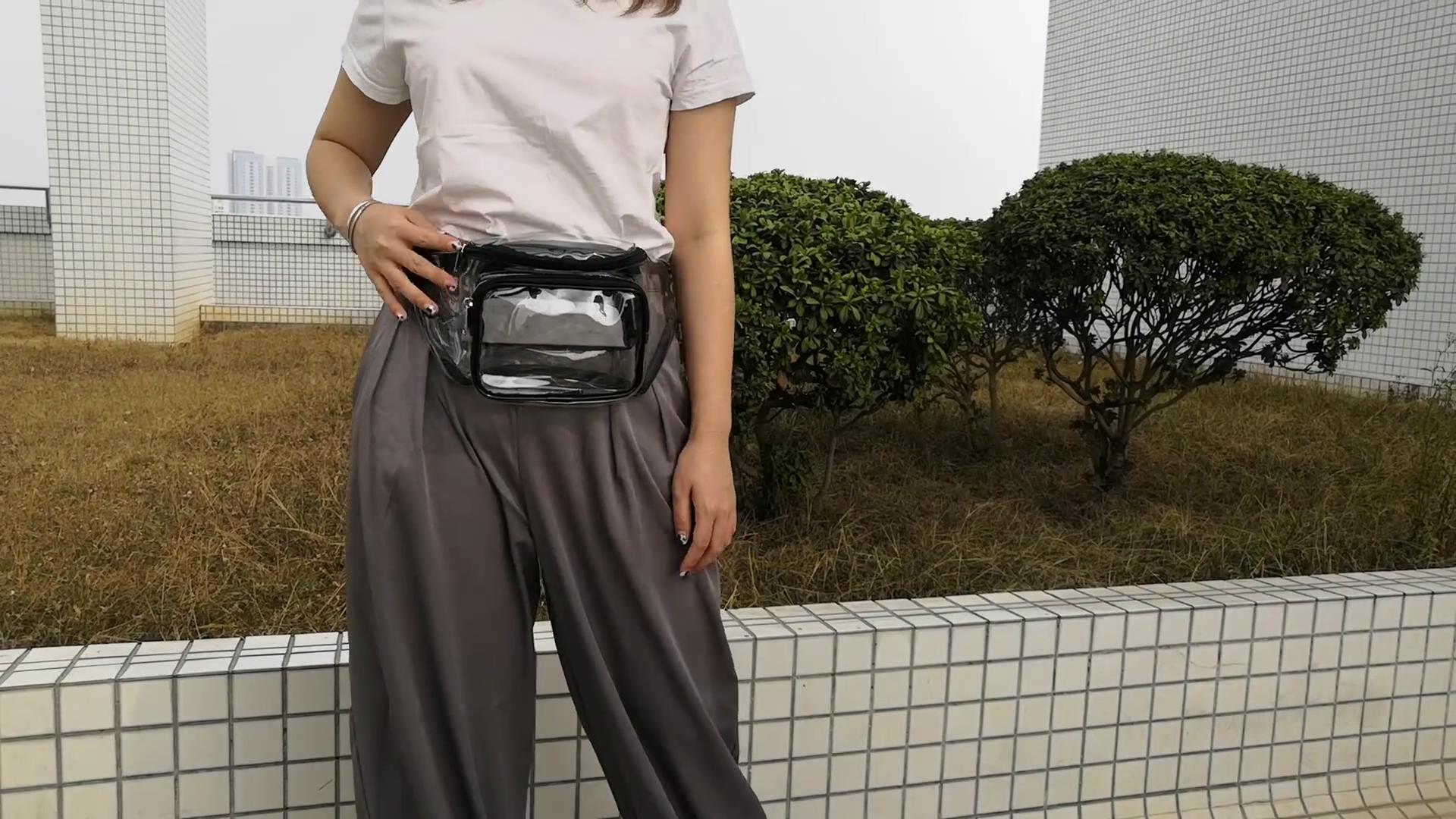 clear waterproof fanny pack