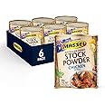 Massel Chicken Style Bouillon Powder, Gluten Free, Low Fodmap Stock, Fat Free, MSG Free, Dairy Free, Non GMO, 0g Trans Fat, Soup Base Seasoning For Ramen, Soup, Stew, No Animal Content, 6 Pack, 168g