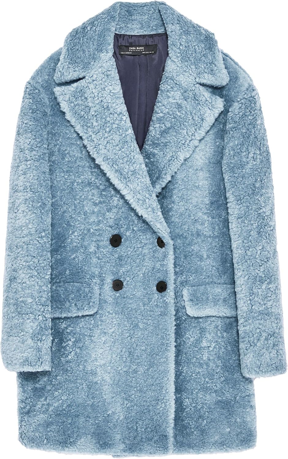 textured coat zara