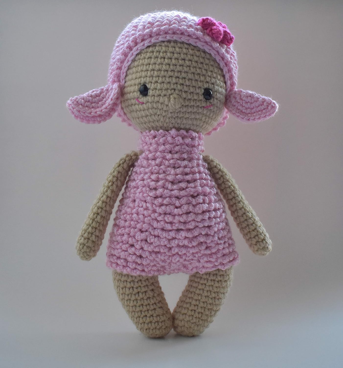 crochet doll head