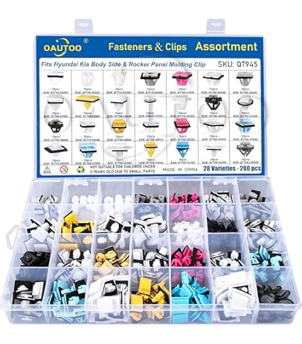 Amazon.com: HYUNDAI (Pack of 5) Genuine OEM Kia Clip- Side Garnish