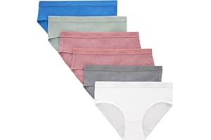 Hanes girls Originals Supersoft Bikini Underwear, Modal Rib Panties for Girls, 6-pack