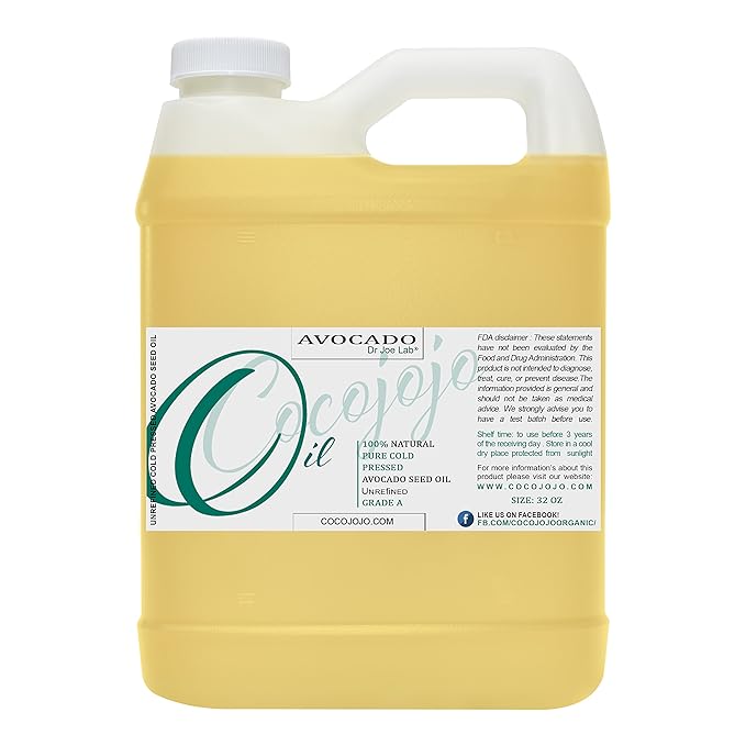 Avocado Seed Oil 32 oz 100 Pure Natural Cold Pressed