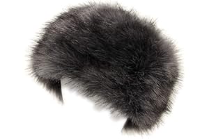soul young Women's Winter Faux Fur Cossak Russian Style Hat Warm Cap