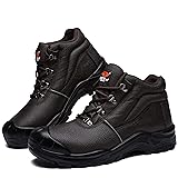 DRKA Water Resistant Steel Toe Work Boots For