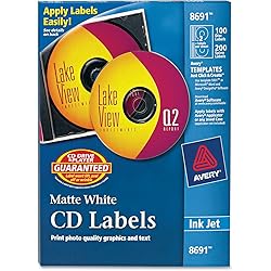 Amazon.com : Avery CD Labels, Print to the Edge, Permanent ...