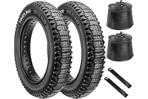 Hycline Ebike Replacement Fat Tire: 20x4.0 Inch Heavy Duty Folding Electric Fat Tires, All-Terrain High-Density Bicycle Tires for Street or Trail Riding