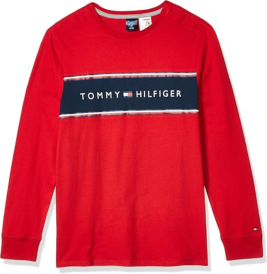 Amazon Tommy Hilfiger メンズ アダプティブtシャツ 肩にマグネットボタン付き Us サイズ Large カラー レッド Tシャツ カットソー 通販