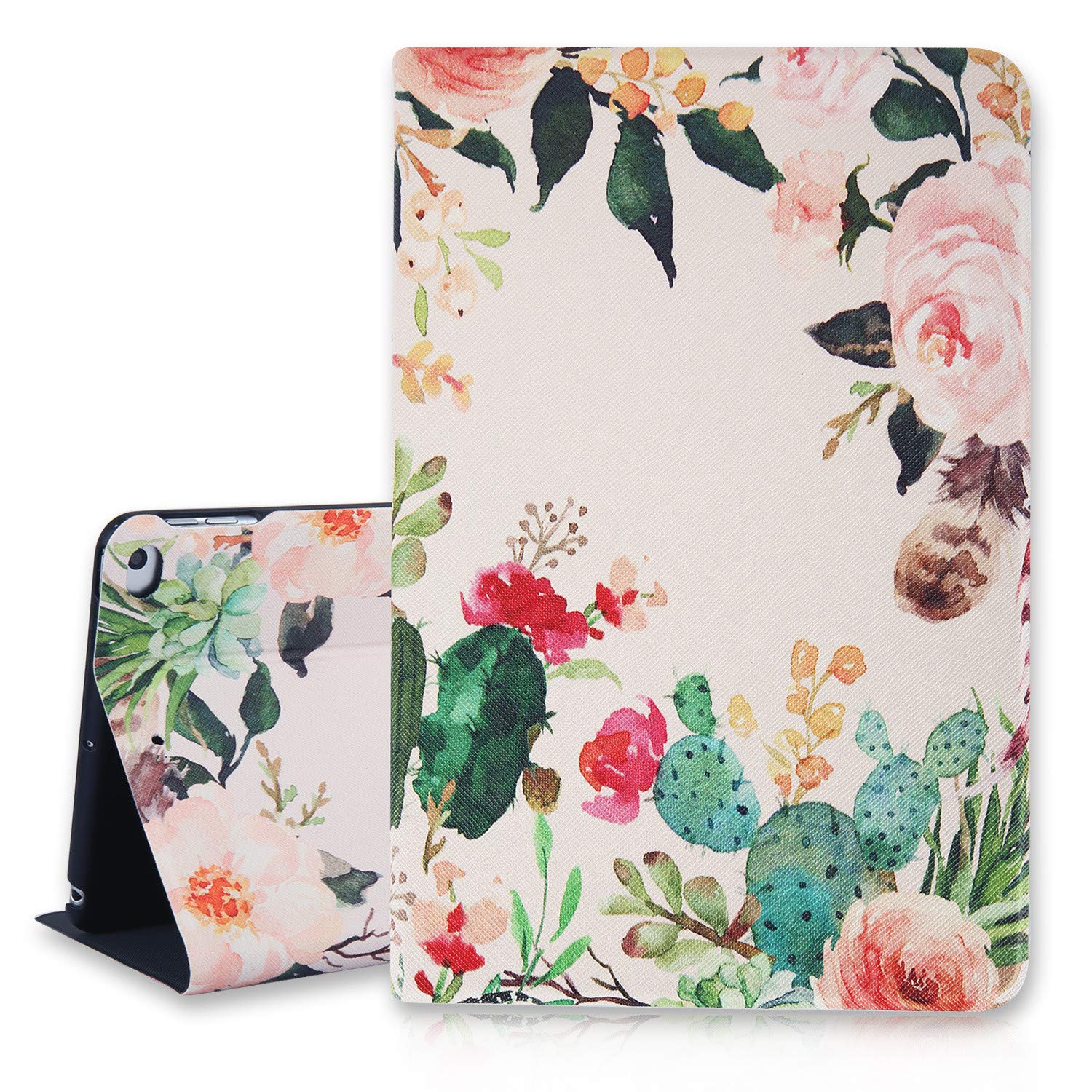 Flower Ipad Mini Case 45 Pink Rose Floral 79 Inch Folio Stand Smart Tablet Case Cover For Ipad Mini 4th Gen 5th Gen 2019 Auto Sleep Wakeup - 