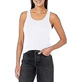 Calvin Klein Women's Ribbed Scoop Neck Button Tank Top