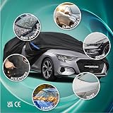 Vorsprung Universal Car Cover with Driver Side Zip Waterproof All Weather 4 view 2