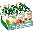 Beech-Nut Baby & Toddler Food Favorite Flavors Pouches Variety Pack, Fruit Veggie and Whole Milk Yogurt Purees, Baby Pouch Puree Starter Pack, 3.5oz (18 Pack)