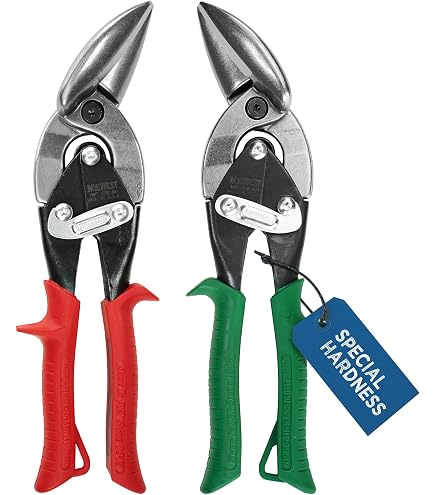 MIDWEST Aviation Snip Set, Left, Right & Straight Cut Offsets