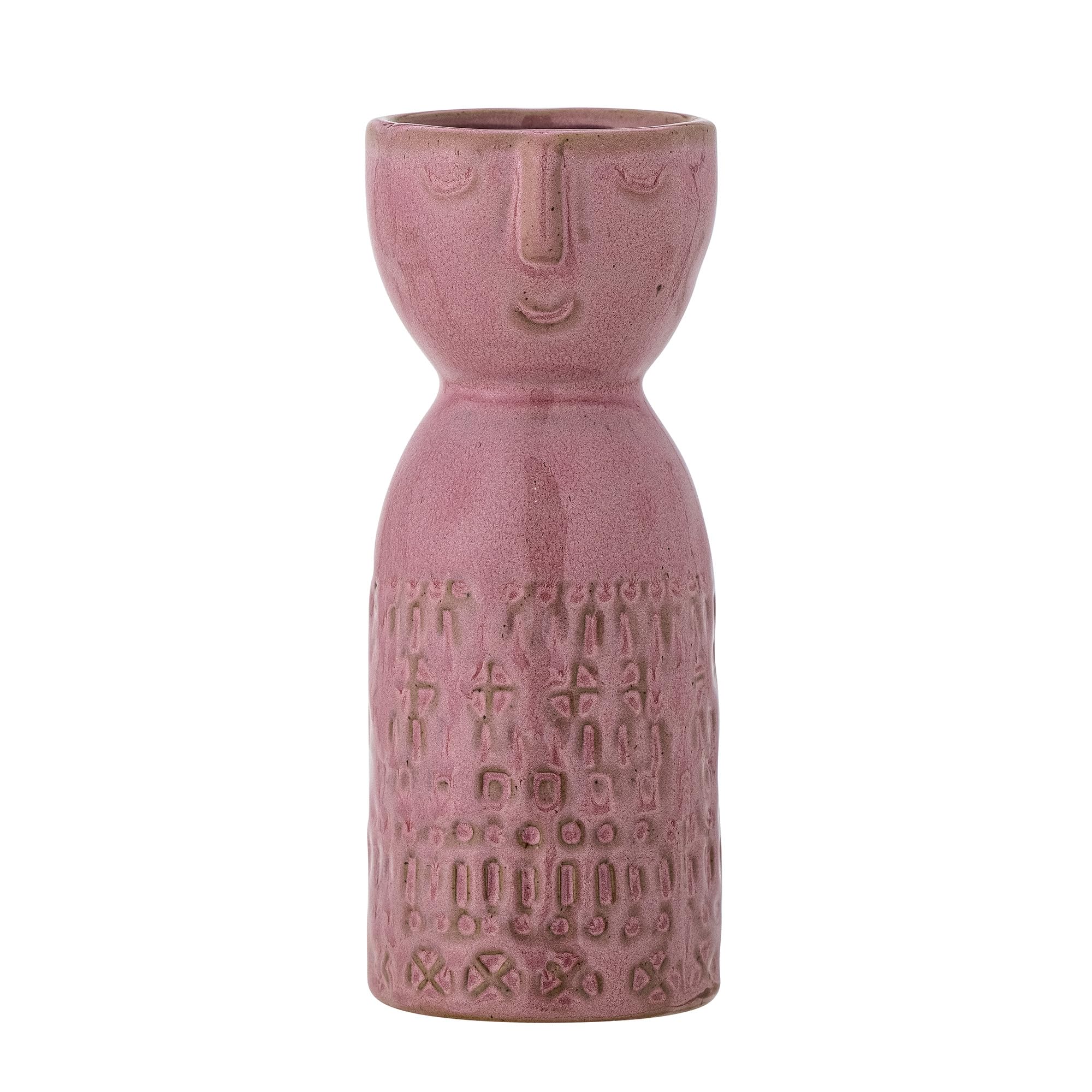 Bloomingville Embla 82060929 Stoneware Vase 6 x 14.5 cm Pink