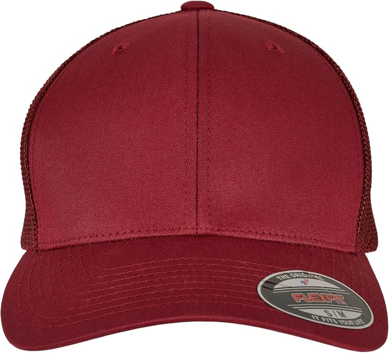 Berretto da Baseball Unisex in Rete, Rosso Mirtillo, S/M