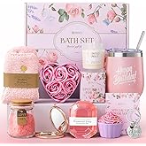 Briney Birthday Gifts for Women, Spa Care Package for Birthday Valentine's Day Mother's Day, Luxury Gift Basket for Mom Wife Sister