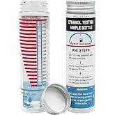 E85 Tester Kit, Reusable Ethanol Test Kit with Wide Mouth (2 Pack) | Gasoline Tester with Wide Mouth Fuel Test Bottle, Gasoline Super Content Tester