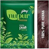 Godrej Nupur Natural Mehndi 400gm Hair Dye with 9 Herbs Amla Brahmi Bhringraj view 2