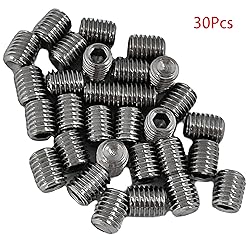 M10 x 12mm Flat Point Screws, Metric Grub