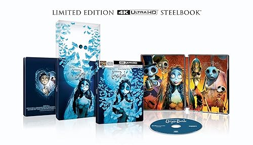 Tim Burton's Corpse Bride - Limited Edition Steelbook (4K Ultra HD + Digital)