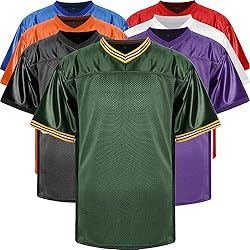 JKNAKN Blank Football Jerseys Mesh Athletic