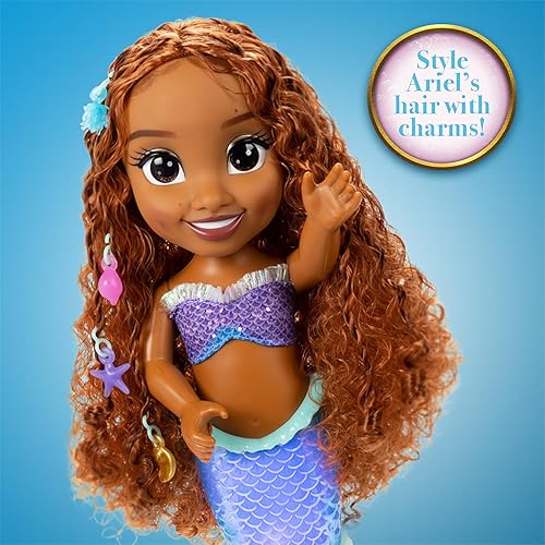 Disney The Little Mermaid Ariel Doll with Hair Charms! Feature - Main Image