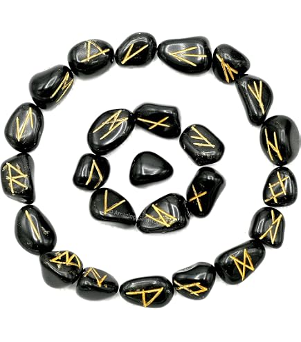 Amazon.com: Tirmanaz Runes, Wooden Runes Set with Guide Book