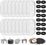 Fentar 32Pcs Cat Water Fountain Filters 16 Activated Carbon 16 Foam