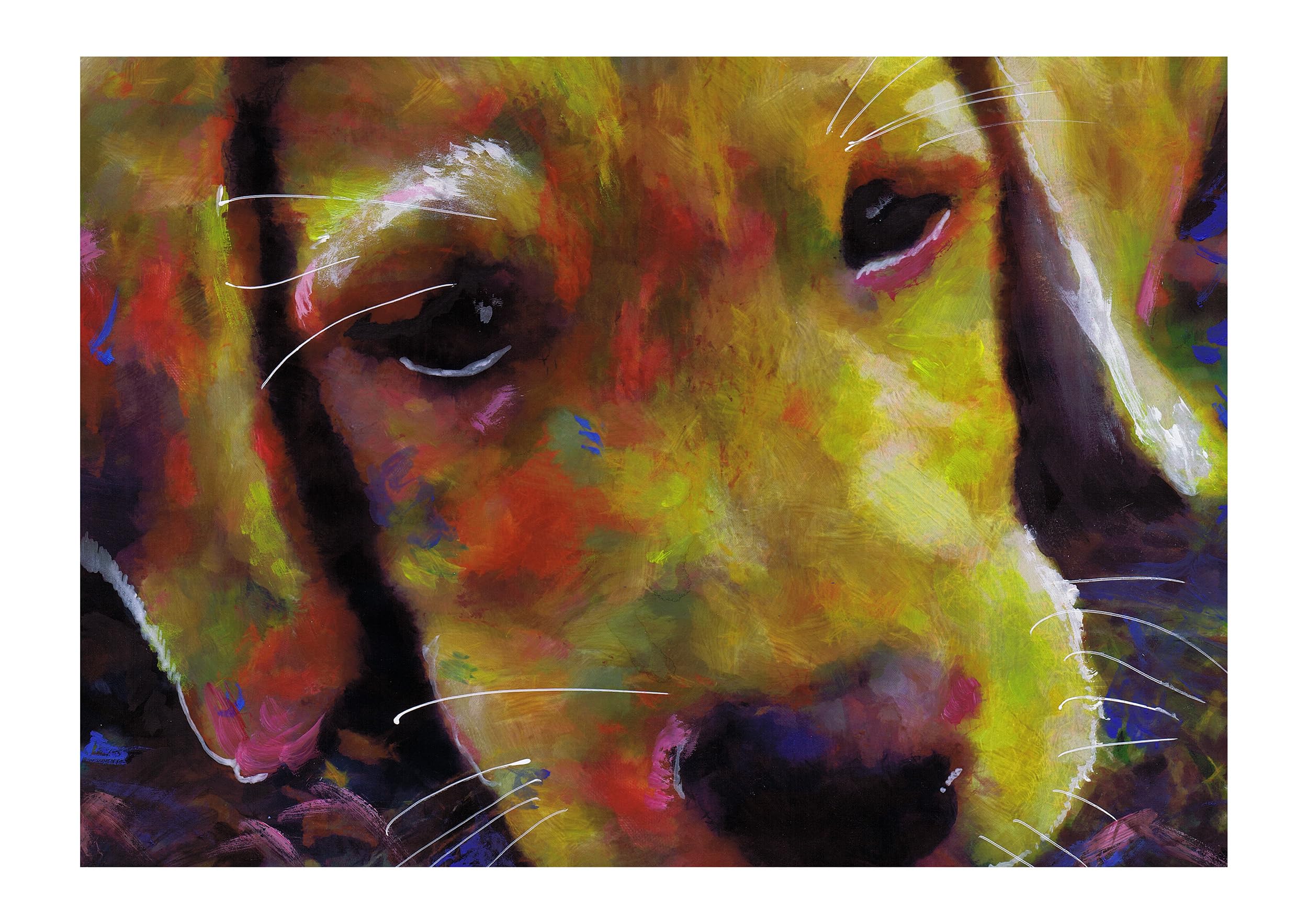 Fox Red Labrador Wall Art Print, Fox Red Lab Picture, Home Decor