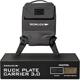GORUCK Ruck Plate Carrier 3.0, Weighted Rucking Backpack | Holds GORUCK Ruck Plates up to 30LB, Elevated Plate Pocket, Extra Padded Straps, Ergonomic Lumbar Support, 1000D CORDURA