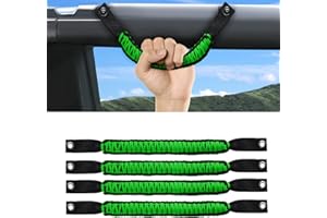 KARTONMOTOR Bronco Grab Handles,4 PCS Grip Handle for Ford Bronco 2021 2022 2023 2024 2/4 Door Accessories, Paracord Grip Handle,800D Nylon Hardware Handles Bronco Accessories