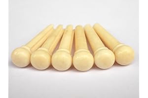 MUSICAL STRING Guitar Bridge pin Real Bone for Acoustic Classical 1 set 6 pcs