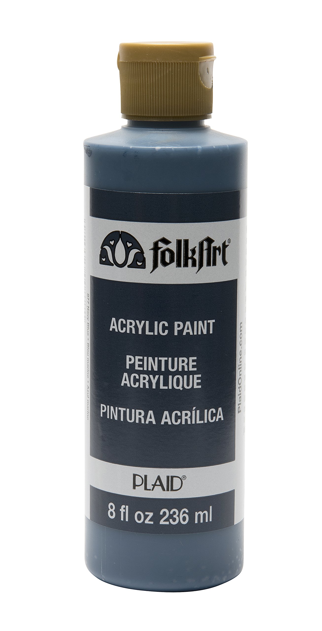 FolkArt Acrylic Paint in Assorted Colors (8 oz), K877, Navy Blue