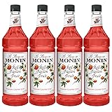 Monin Flavored Syrup, Red Passion Fruit, 33.8-Ounce