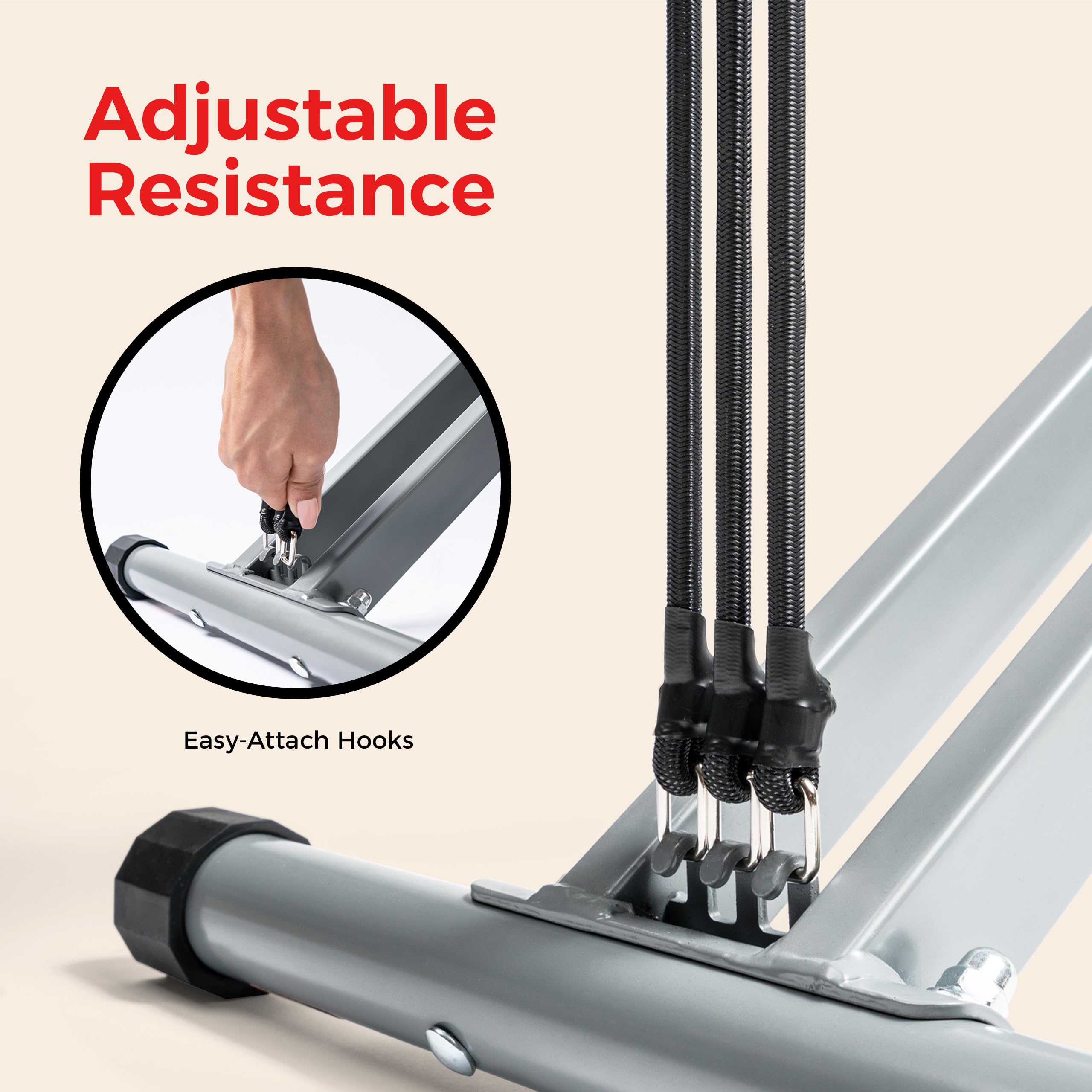 Sunny Health & Fitness Smart Row-N-Ride Glute & Leg Trainer, Foldable Squat Assist Rower with Exclusive SunnyFit App Connection