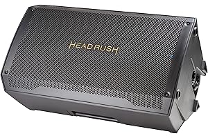 HeadRush FRFR112 MKII - 2500W Electric and Bass Guitar Amp, 12" Full-Range Flat-Response Bluetooth Speaker for Multi-FX and Amp Modeling Processors
