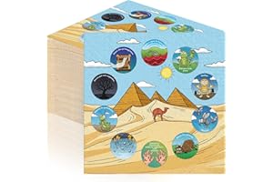 HunnmingRe 100 Pcs Passover 10 Plagues Napkins 3 Ply Seder Table Decoration Ten Plagues Disposable Paper Napkins Passover Par