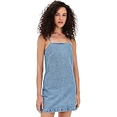 Joe's Jeans Womens Clean Denim Shift Sleeveless Mini Dress