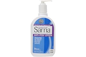 Sarna Sensitive Anti-Itch Lotion for Eczema and Sensitive Dry Skin Itch Relief, 7.5 Ounce