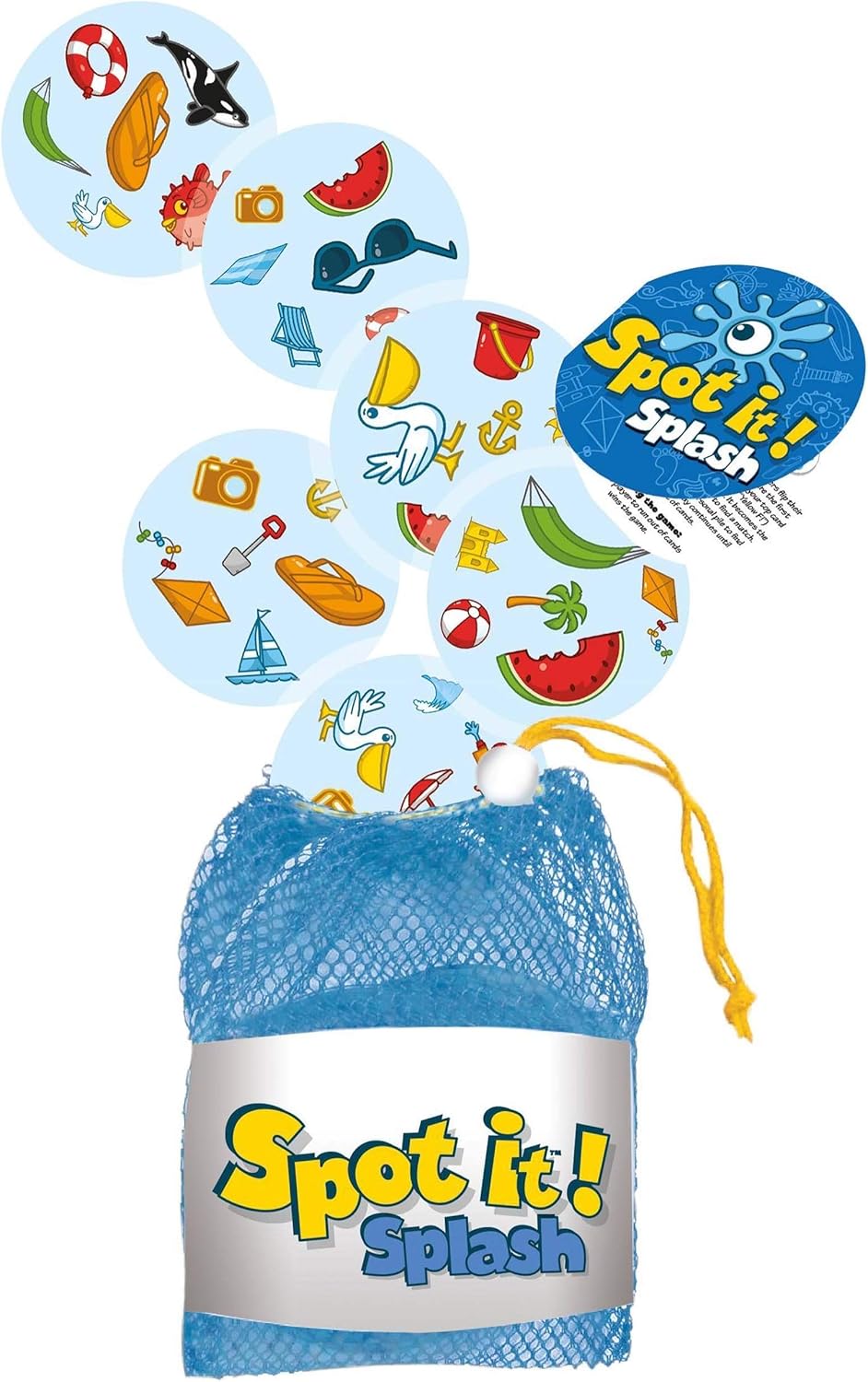 Amazon Com Spot It Splash Blueorangegames Toys Games