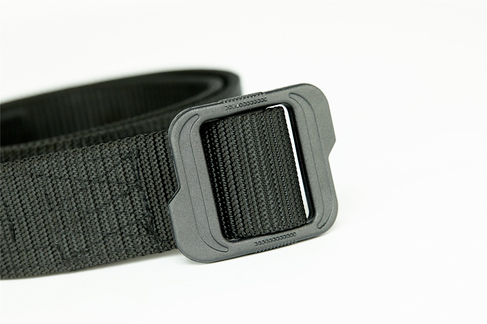 WOLF TACTICAL Nylon EDC Web Belt - Double Layered Military Style Tactical Belt - No Metal - Outdoor Sports Wilderness Hunting Tools Survival Concealed Carry CCW Holsters Pouches