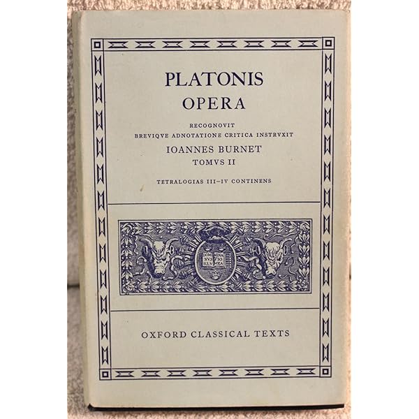 Amazon.com: Opera (Oxford Classical Texts): 9780198145400: Plato