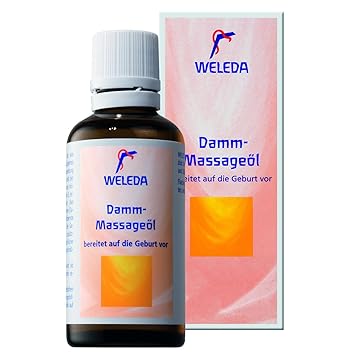 Weleda Damm-Massageöl Schwangerschaftsöl, Pflege für Schwangere , 1 Stück, 50ml