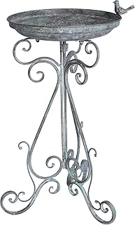 Vogeltranke Vintage Schale Metallschale Vogelbad Landhausstil Garten aja086 Palazzo Exklusiv