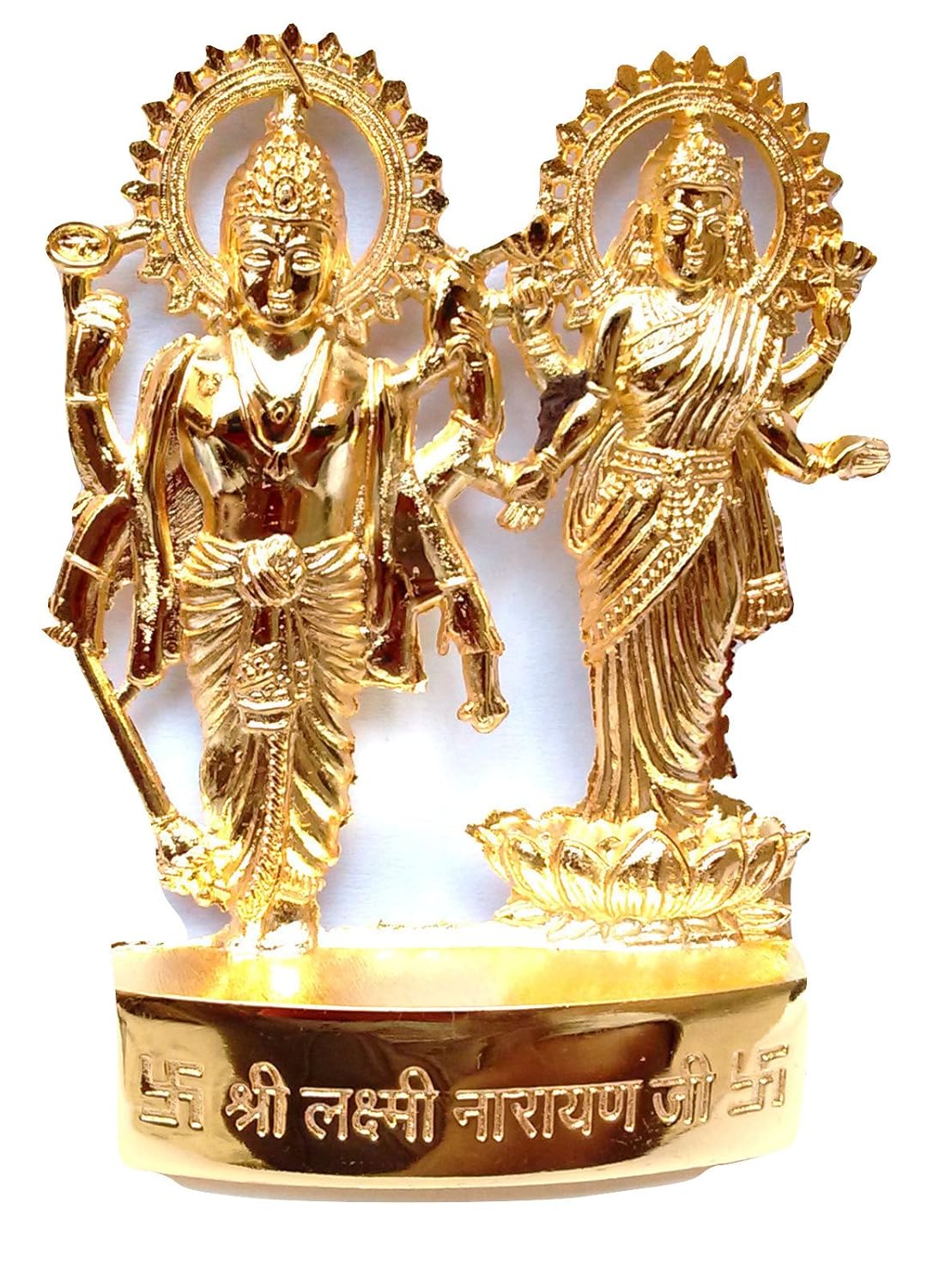 Buy Laxmi Vishnu Idol/Lakshmi Vishnu Statue/11 cm Murti 100 Idols