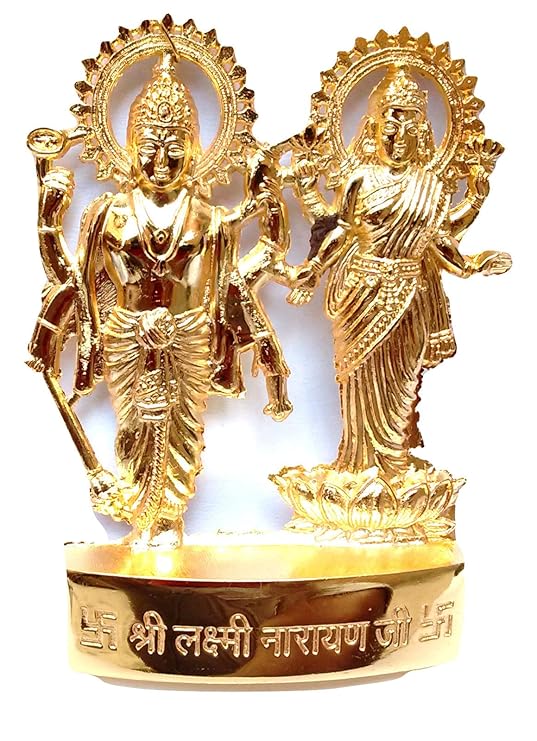 Buy Laxmi Vishnu Idol/Lakshmi Vishnu Statue/11 cm Murti 100 Idols