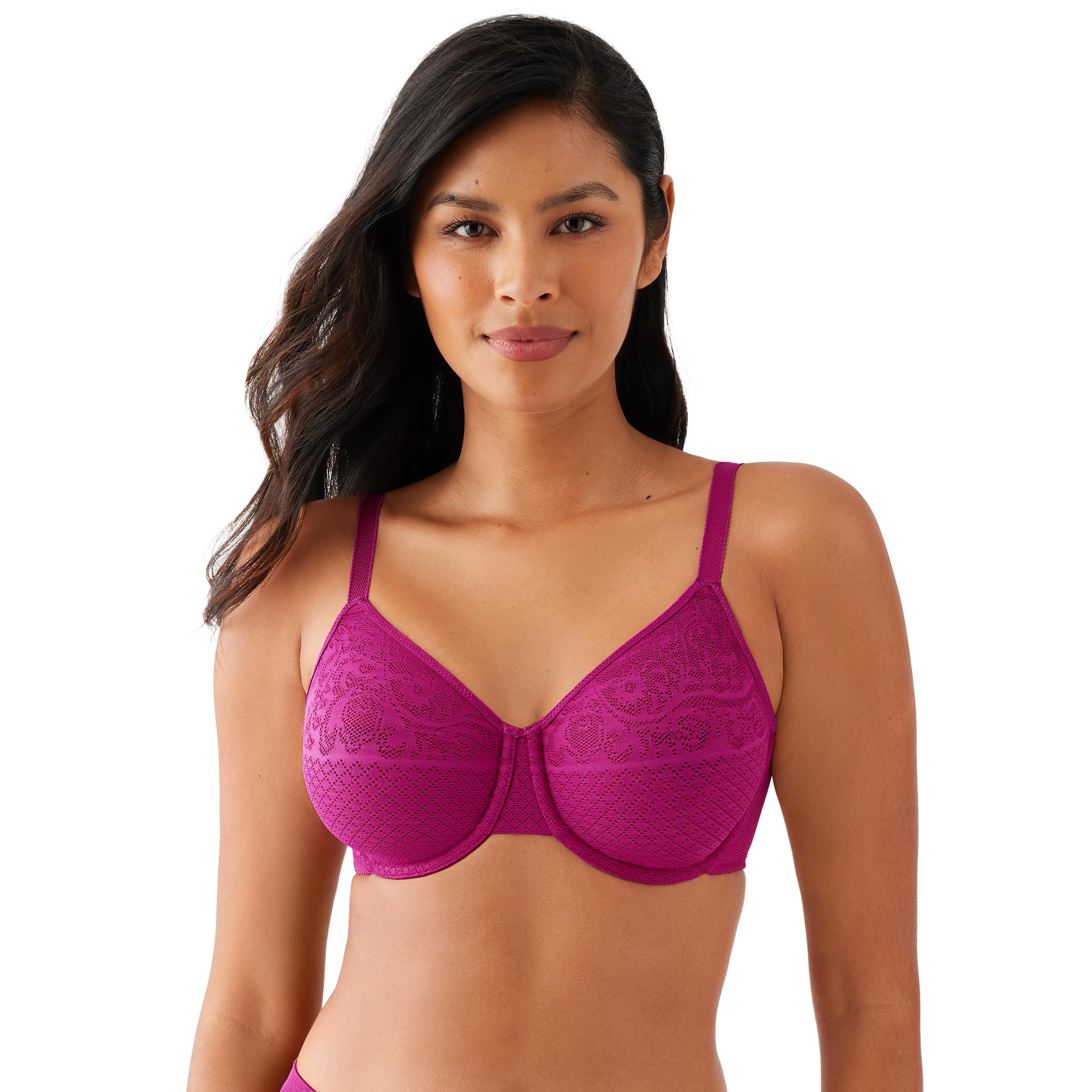 Wacoal Women’s Plus Size Visual Effects Minimizer Bra, Carnevale Pink