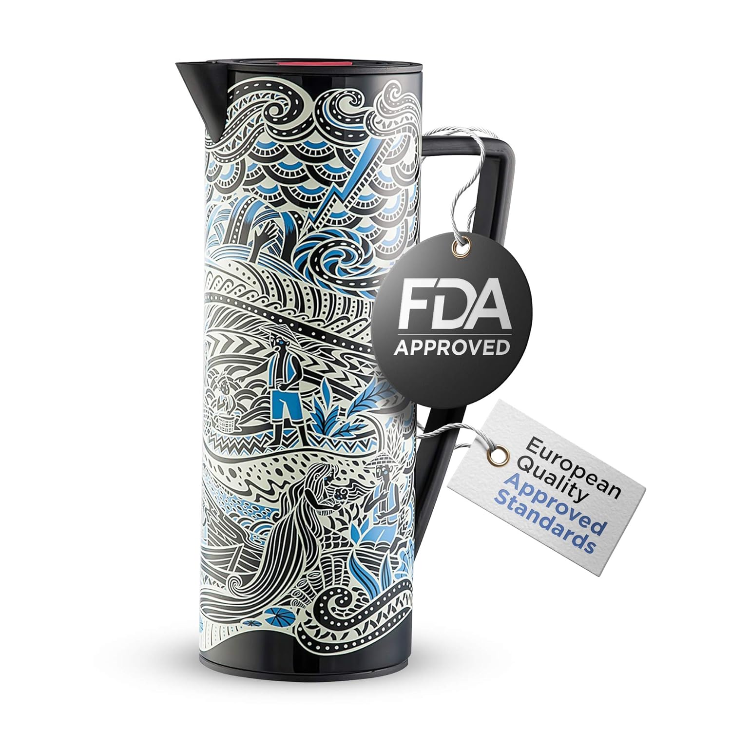 Best Thermos 34 Ounce Vacuum Insulated Stainless Steel Carafe